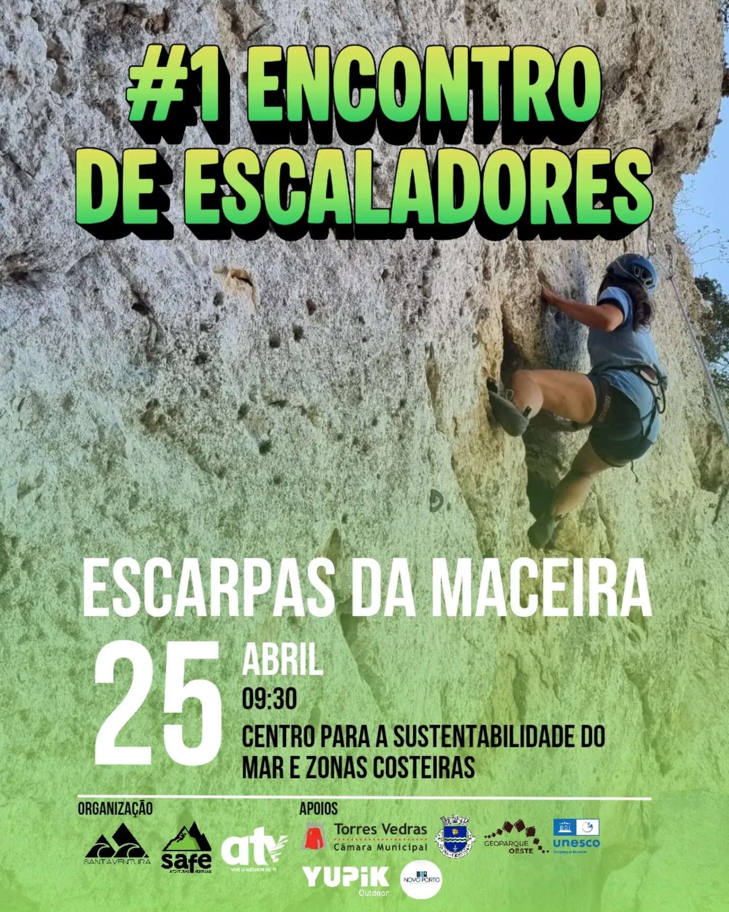 Encontro de Escaladores nas Escarpas da Maceira
