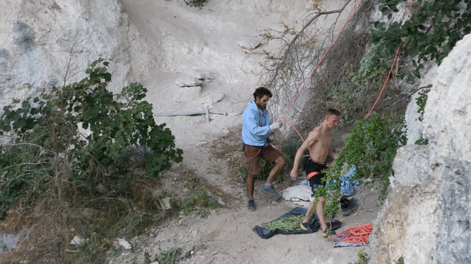 No dia em que Jakob Schubert fez história no 9c, Filipe Ascensão estava na outra ponta da corda
